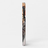 Roaring Tiger Waterverf Personaliseer Oerwoud Anim Case-Mate iPhone Case (Achterkant/links)