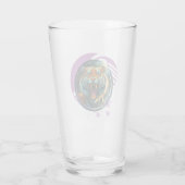 Roaring tijger glas (Achterkant)