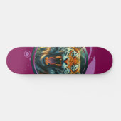 Roaring tijger persoonlijk skateboard (Horizontaal)
