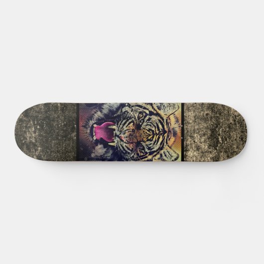 Roaring tijger persoonlijk skateboard (Horizontaal)