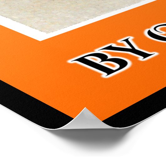 Roaring tijger poster (Hoek)