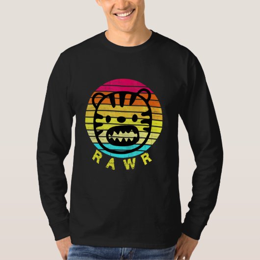 Roaring tijger t-shirt (Voorkant)
