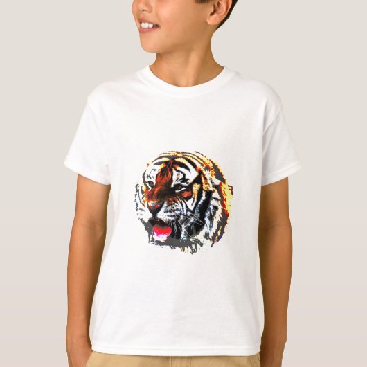 Roaring tijger t-shirt (Voorkant)