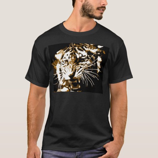 Roaring tijger t-shirt (Voorkant)