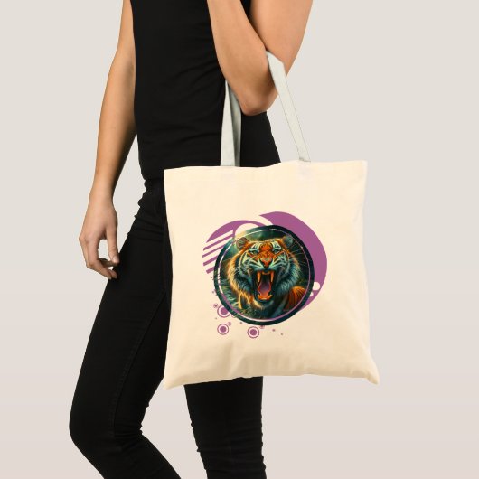 Roaring tijger tote bag (Voorkant (product))