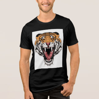 Roaring tijger Tri-Blend shirt