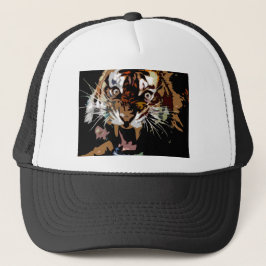 Roaring tijger trucker pet