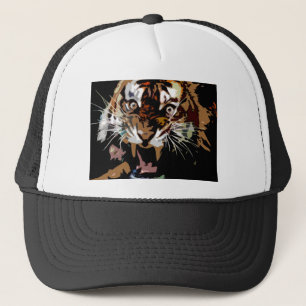 Roaring tijger trucker pet