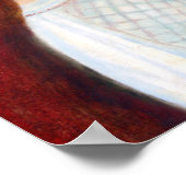 Roaring Twenties 1920s Flapper Girl in Red Pet Poster (Hoek)