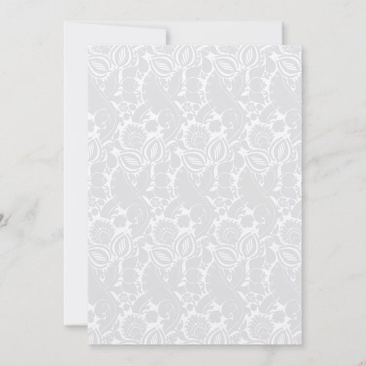 Roaring Twenties Art Deco Bruiloft Dank u Kaart (Achterkant)