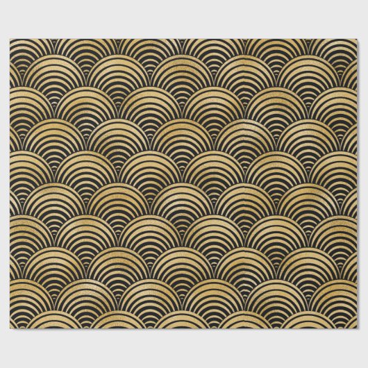 Roaring Twenties Art Deco Poirot 1920 Cadeaupapier (Vlak)