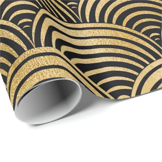 Roaring Twenties Art Deco Poirot 1920 Cadeaupapier (Rol Hoek)