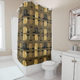 Roaring Twenties Art Deco Shower Curtain Douchegordijn
