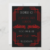 Roaring Twenties Art Deco Verjaardag Kaart (Achterkant)