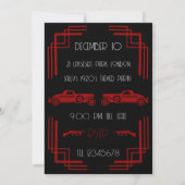 Roaring Twenties Art Deco Verjaardag Kaart (Achterkant)