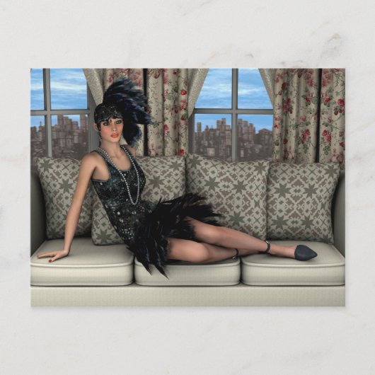 Roaring Twenties Briefkaart (Voorkant)
