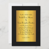 Roaring Twenties bruiloft uitnodiging (Achterkant)