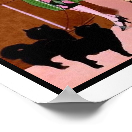 Roaring Twenties Dames Mode Poster (Hoek)