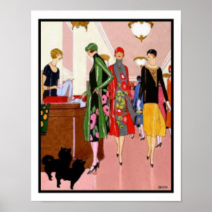 Roaring Twenties Dames Mode Poster