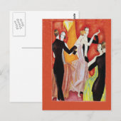 Roaring Twenties Dancing Couples Briefkaart (Voorkant / Achterkant)