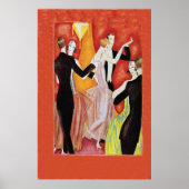 Roaring Twenties Dancing Couples Poster (Voorkant)