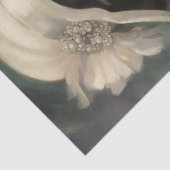 Roaring Twenties Elegantie: Dame in een Pet Decoup Tissuepapier (Detail)