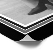 Roaring Twenties Flapper B&W Poster (Hoek)