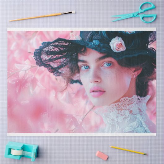  Roaring Twenties Flapper Decoupage Tissuepapier (Craft)