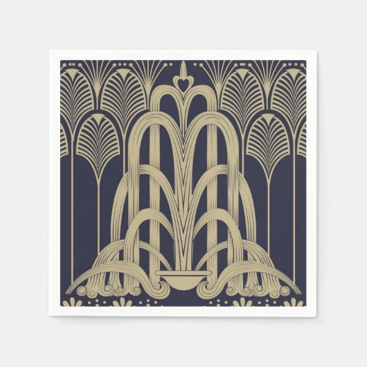 Roaring Twenties Fountain Servet (Voorkant)