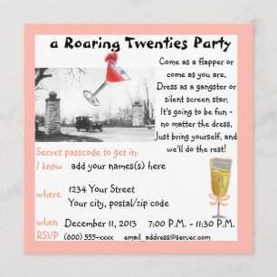 Roaring Twenties Gala Kaart
