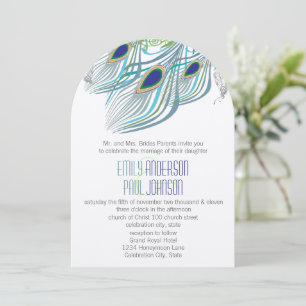 Roaring Twenties Gatsby Boho Vintage Pauw Liefdesv Kaart