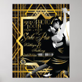 Roaring Twenties Gatsby Style Photo Booth Poster (Voorkant)
