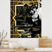 Roaring Twenties Gatsby Style Photo Booth Poster (Keuken)
