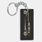 Roaring Twenties Gatsby Style Sleutelhanger (Voorkant Links)