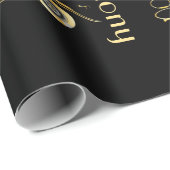 Roaring Twenties Gatsby Style Wedding Gift Wrap Cadeaupapier (Rol Hoek)