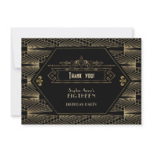 Roaring Twenties Great Gatsby Art Deco 18e verjaar