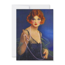 Roaring Twenties Midnight Blue Flapper