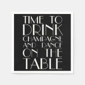 Roaring Twenties Napkin Servetten (Voorkant)