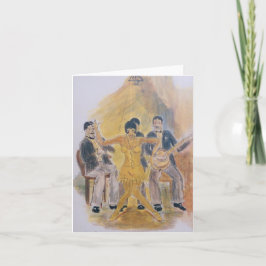 Roaring Twenties Noteer Kaart Design