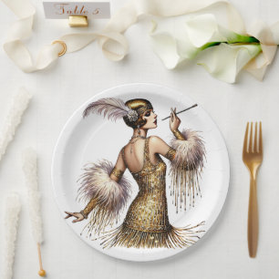 Roaring Twenties  Papieren Bordje