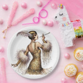 Roaring Twenties Papieren Bordje (Feest)