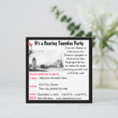 Roaring Twenties Party Kaart (Staand voorkant)