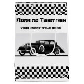 Roaring Twenties Party of Wedding Medium Cadeauzakje (Achterkant)