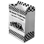 Roaring Twenties Party of Wedding Medium Cadeauzakje (Achterkant Gekanteld)