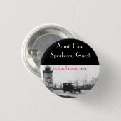 Roaring Twenties Prohibition Guest Badge Ronde Button 3,2 Cm (Voorkant /achterkant)