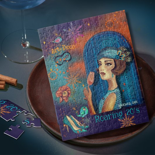 Roaring Twenties Revival Art Deco Legpuzzel