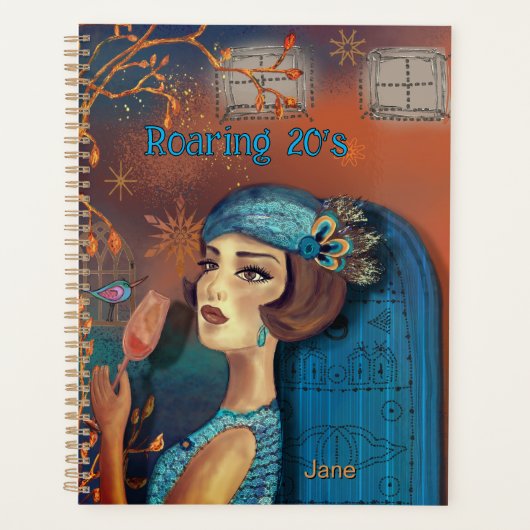 Roaring Twenties Revival Art Deco Planner (Voorkant)