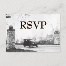 Roaring Twenties RSVP-behuizing met envelop RSVP Kaartje