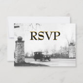 Roaring Twenties RSVP-behuizing met envelop RSVP Kaartje (Voorkant)