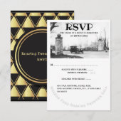 Roaring Twenties RSVP Guest Response (Voorkant / Achterkant)